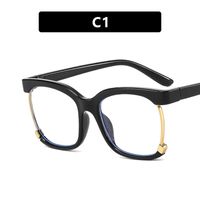 Fashion Solid Color Pc Square Full Frame Optical Glasses sku image 1