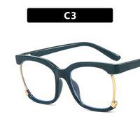 Moda Color Sólido Ordenador Personal Cuadrado Fotograma Completo Gafas Ópticas sku image 3