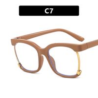 Moda Color Sólido Ordenador Personal Cuadrado Fotograma Completo Gafas Ópticas sku image 7