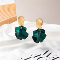 1 Pair Fashion Petal Plating Alloy Drop Earrings sku image 11