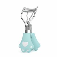 New Cute Cat Claw Stainless Steel Portable Beauty Tools Mini Eyelash Curler sku image 1