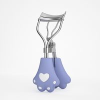 New Cute Cat Claw Stainless Steel Portable Beauty Tools Mini Eyelash Curler sku image 3