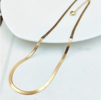 Einfacher Stil Geometrisch Titan Stahl Überzug Halskette 1 Stück sku image 2