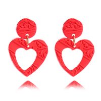 1 Pair Sweet Heart Shape Soft Clay Plating Women's Drop Earrings sku image 16
