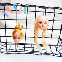 1 Pair Sweet Doll Plastic Resin Earrings main image 2