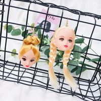 1 Pair Sweet Doll Plastic Resin Earrings sku image 2