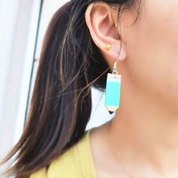 1 Pair Cute Geometric Soft Clay Irregular Women's Earrings main image 5