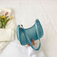 Women's Spring Pu Leather Solid Color Fashion Square Zipper Underarm Bag main image 1