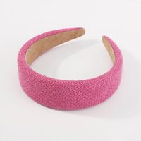 Women's Fashion Simple Style Solid Color Knit Rib-knit Hair Band main image 7