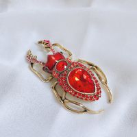 Retro Insect Alloy Inlay Rhinestones Unisex Brooches sku image 2