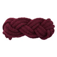 Fashion Solid Color Yarn Knitting Hair Band 1 Piece sku image 13