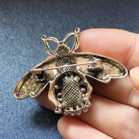 Baroque Style Bee Alloy Copper Inlay Crystal Glass Women's Brooches main image 3