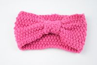 Fashion Bow Knot Yarn Rib-knit Hair Band 1 Piece sku image 3