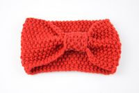 Fashion Bow Knot Yarn Rib-knit Hair Band 1 Piece sku image 2