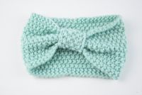 Fashion Bow Knot Yarn Rib-knit Hair Band 1 Piece sku image 7