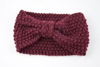 Fashion Bow Knot Yarn Rib-knit Hair Band 1 Piece sku image 6