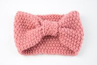 Fashion Bow Knot Yarn Rib-knit Hair Band 1 Piece sku image 1