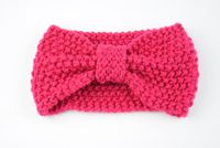 Fashion Bow Knot Yarn Rib-knit Hair Band 1 Piece sku image 4