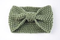 Fashion Bow Knot Yarn Rib-knit Hair Band 1 Piece sku image 12