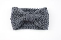 Fashion Bow Knot Yarn Rib-knit Hair Band 1 Piece sku image 17