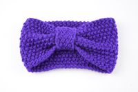 Fashion Bow Knot Yarn Rib-knit Hair Band 1 Piece sku image 21