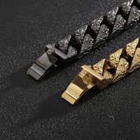 Fashion Solid Color Titanium Steel Plating Bracelets 1 Piece main image 6