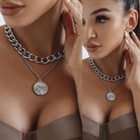 Fashion Tree Alloy Plating Women's Layered Necklaces main image 6