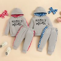 Fashion Letter Leopard Cotton Baby Clothing Sets main image 1
