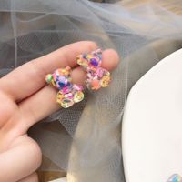 1 Pair Cartoon Style Bear Resin Women's Ear Studs main image 4