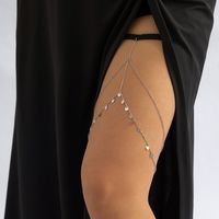 Fashion Sexy Imitation Pearl Leg Ring Alloy Body Chain sku image 4