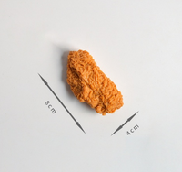 1 Piece Funny French Fries Chicken Plastic Children Unisex Bag Pendant Keychain sku image 15