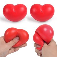 New Creative Pressure Relief Red Love Heart Squeezing Toy main image 1