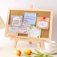 Cute Mini Small Board Clip Sticky Note Set Student Notepad Non-adhesive Small Fresh Notebook Notepad main image 2