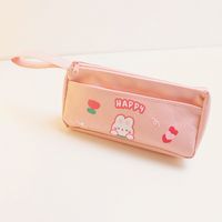 Double Layer Pencil Bag Girl Large Capacity Good-looking Ins Japanese Junior High School Student Girls Cute Stationery Box sku image 2