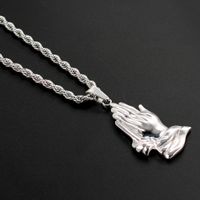 Ethnic Style Hand Stainless Steel Plating Necklace 1 Piece sku image 1