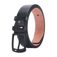 Retro Solid Color Pu Leather Alloy Men's Leather Belts 1 Piece main image 1