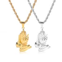 Ethnic Style Hand Stainless Steel Plating Necklace 1 Piece main image 4