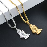 Ethnic Style Hand Stainless Steel Plating Necklace 1 Piece main image 1