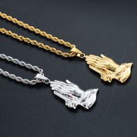Ethnic Style Hand Stainless Steel Plating Necklace 1 Piece main image 2