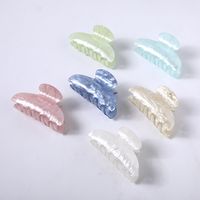 Simple Style Color Block Arylic Hair Claws 1 Piece main image 5