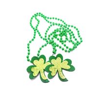 St. Patrick Shamrock Hat Plastic Party Costume Props Necklace 1 Piece sku image 7