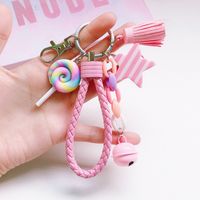 1 Piece Cute Rainbow Star Bell Metal Unisex Bag Pendant Keychain sku image 3