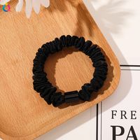 Simple Style Color Block Solid Color Cloth Rubber Band Pleated Hair Tie 1 Piece sku image 4
