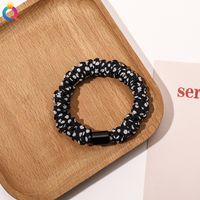 Simple Style Color Block Solid Color Cloth Rubber Band Pleated Hair Tie 1 Piece sku image 28