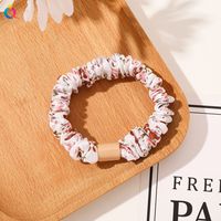 Simple Style Color Block Solid Color Cloth Rubber Band Pleated Hair Tie 1 Piece sku image 15
