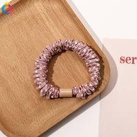 Simple Style Color Block Solid Color Cloth Rubber Band Pleated Hair Tie 1 Piece sku image 27