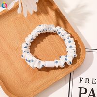 Simple Style Color Block Solid Color Cloth Rubber Band Pleated Hair Tie 1 Piece sku image 25