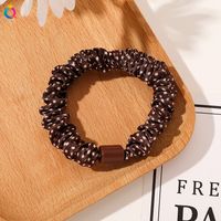 Simple Style Color Block Solid Color Cloth Rubber Band Pleated Hair Tie 1 Piece sku image 10
