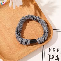 Simple Style Color Block Solid Color Cloth Rubber Band Pleated Hair Tie 1 Piece sku image 18
