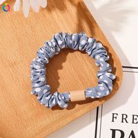 Simple Style Color Block Solid Color Cloth Rubber Band Pleated Hair Tie 1 Piece sku image 14